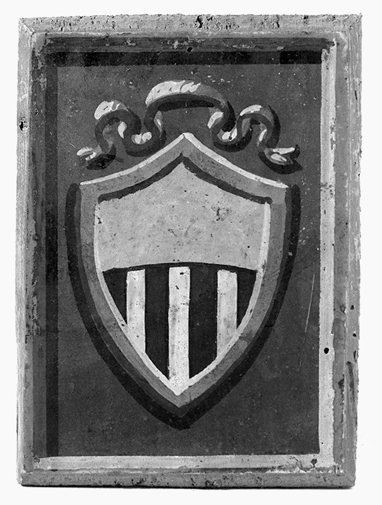 stemma gentilizio (dipinto) - ambito senese (secc. XIX/ XX)