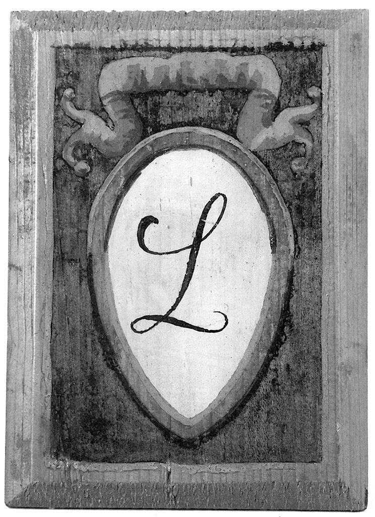 stemma gentilizio (dipinto) - ambito senese (secc. XIX/ XX)