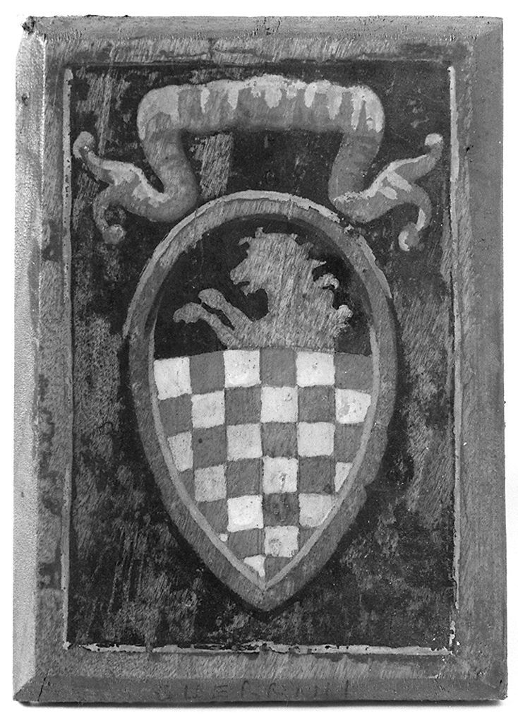 stemma gentilizio della famiglia Guerrini (dipinto) - ambito senese (sec. XX)