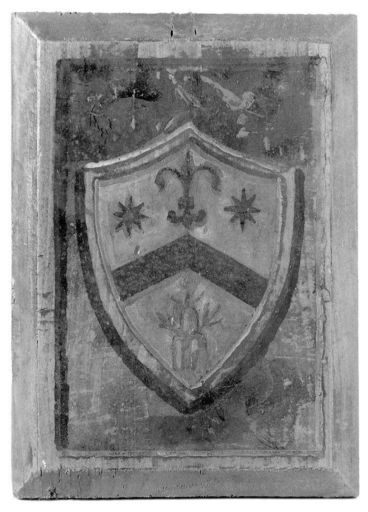 stemma gentilizio (dipinto) - ambito senese (sec. XX)