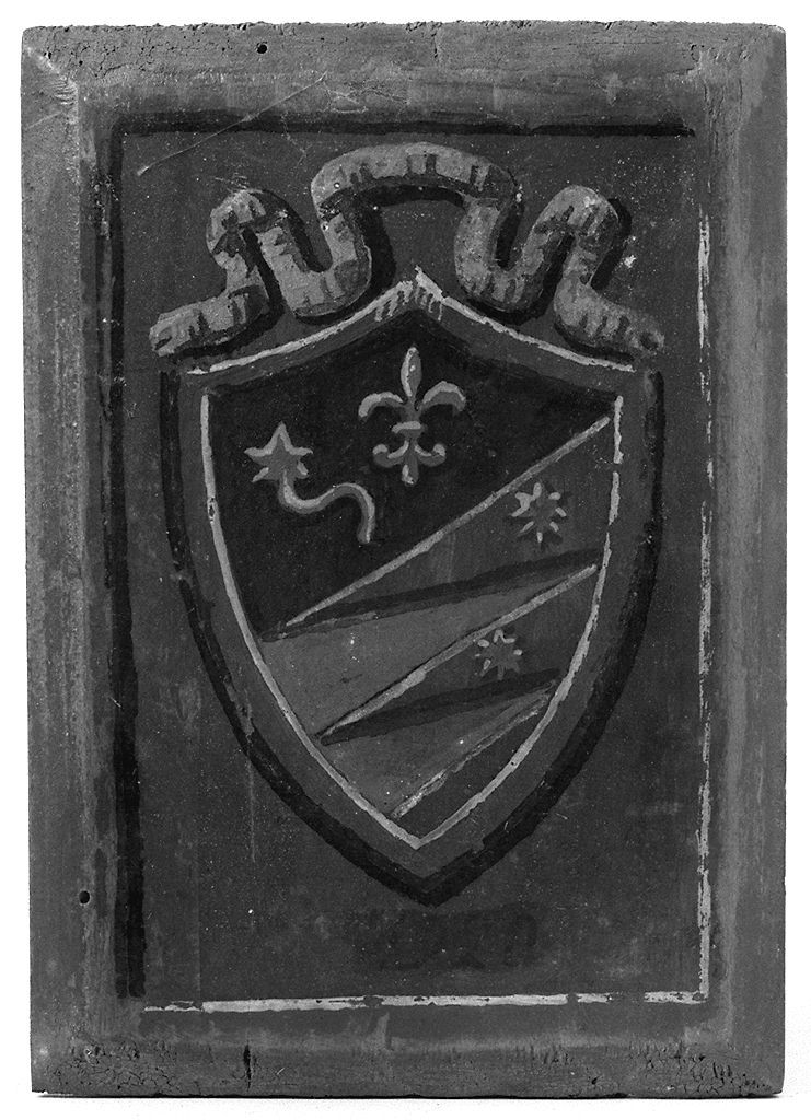 stemma gentilizio (dipinto) - ambito senese (sec. XX)