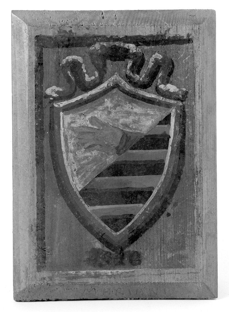 stemma gentilizio della famiglia Mariani (dipinto) - ambito senese (sec. XX)