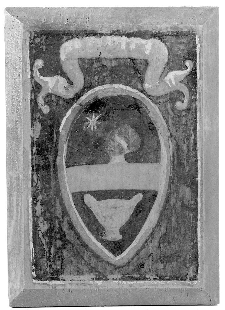 stemma gentilizio (dipinto) - ambito senese (secc. XIX/ XX)