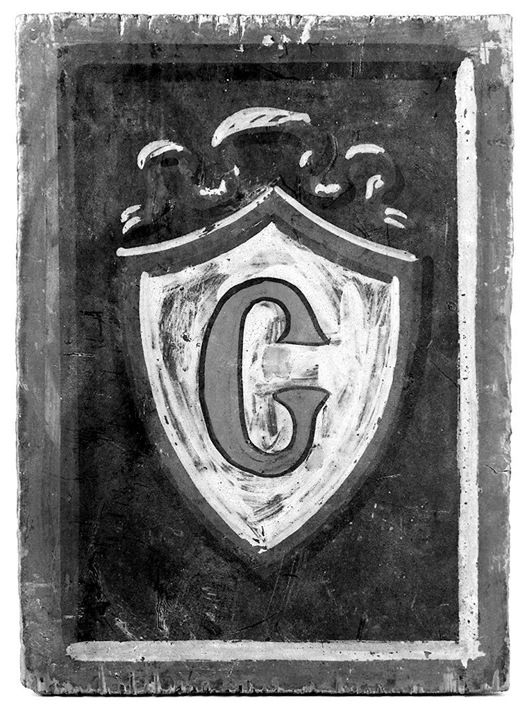 stemma gentilizio della famiglia Gandolfi (dipinto) - ambito senese (secc. XIX/ XX)