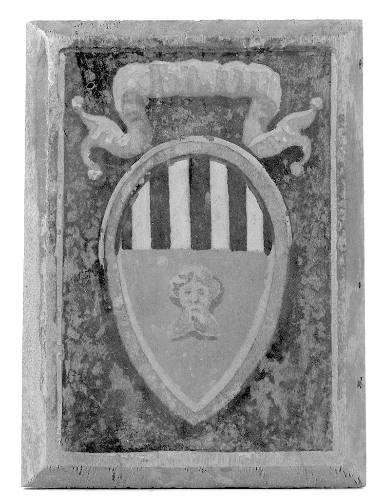 stemma gentilizio (dipinto) - ambito senese (secc. XIX/ XX)