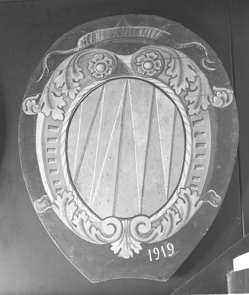 stemma gentilizio (dipinto) - ambito senese (sec. XX)