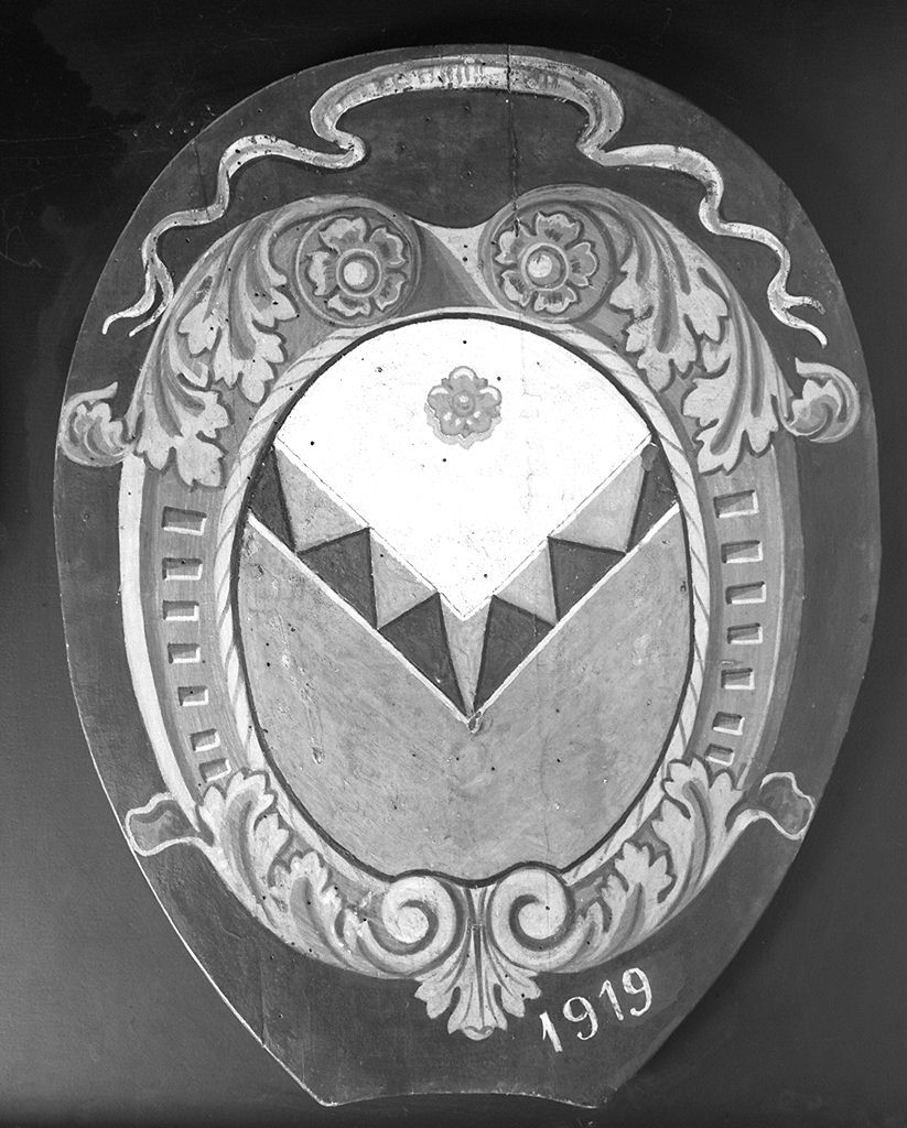 stemma gentilizio (dipinto) - ambito senese (sec. XX)