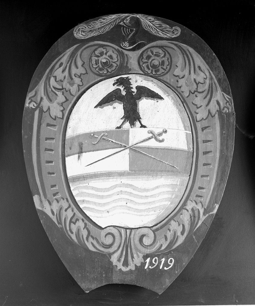 stemma gentilizio (dipinto) - ambito senese (sec. XX)