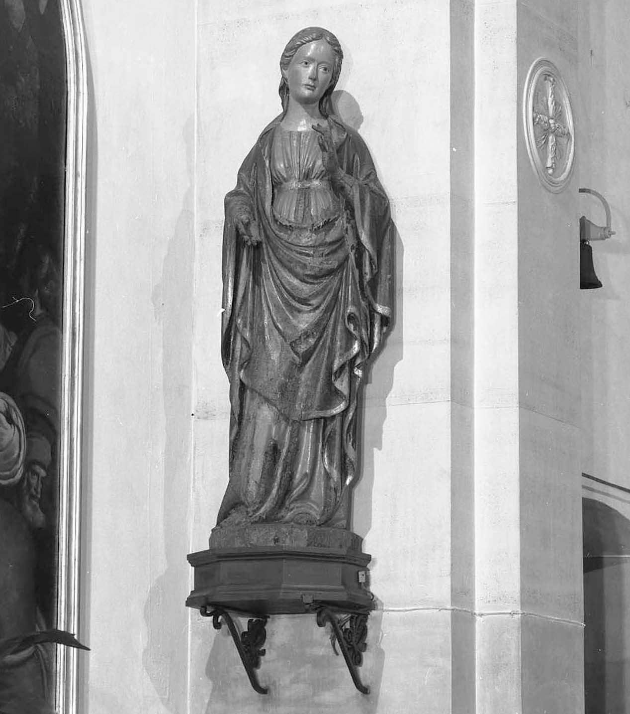 Madonna annunciata (statua) di Francesco di Valdambrino (attribuito) (fine sec. XIV)