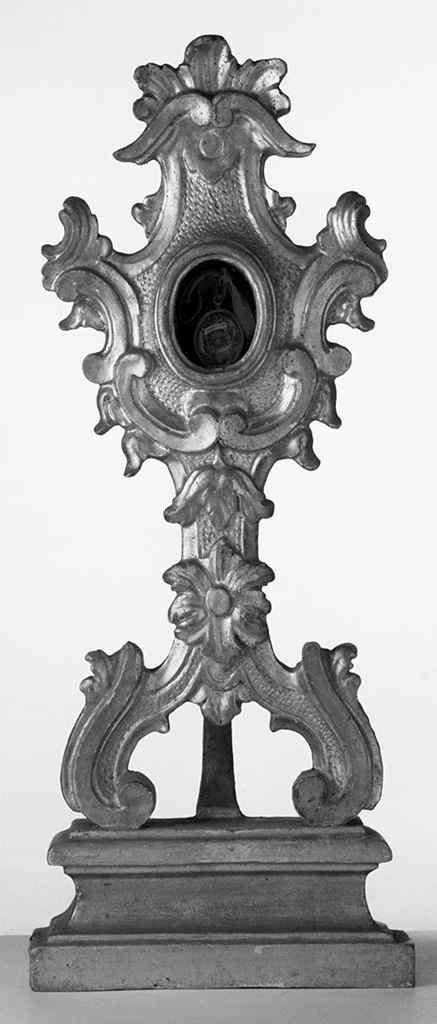 motivi decorativi vegetali (reliquiario - a ostensorio, serie) - bottega toscana (sec. XVIII)