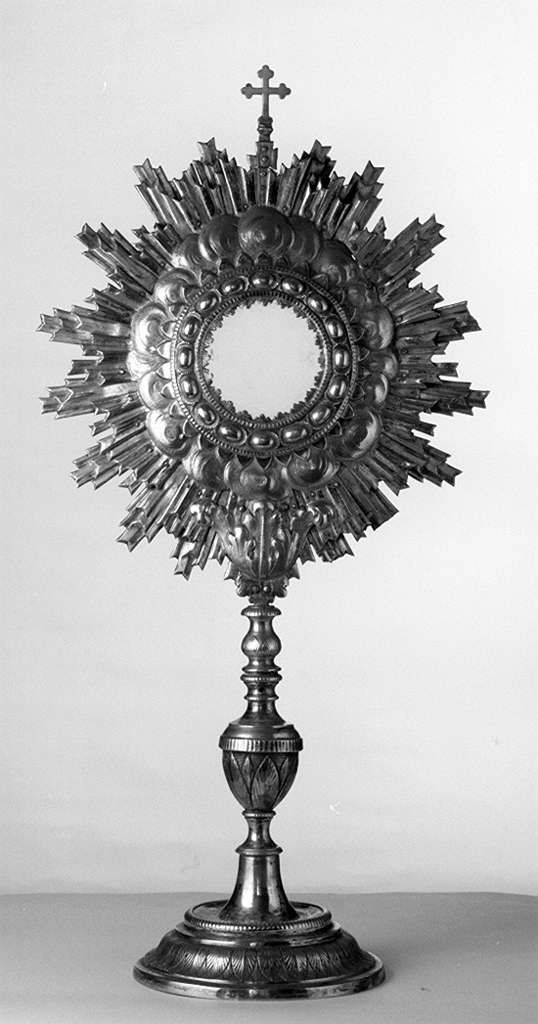 motivi decorativi vegetali (ostensorio - a raggiera) - bottega toscana (sec. XIX)