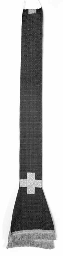 motivi decorativi geometrici (stola, elemento d'insieme) - manifattura italiana (sec. XIX)