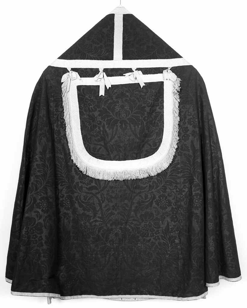 motivi decorativi vegetali (piviale, elemento d'insieme) - manifattura italiana (seconda metà sec. XIX)