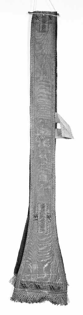 stola, elemento d'insieme - manifattura italiana (sec. XVIII)