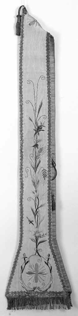 motivi decorativi floreali (stola, elemento d'insieme) - manifattura italiana (secc. XIX/ XX)