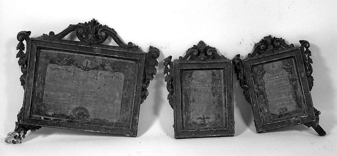 cartagloria, serie - bottega toscana (prima metà sec. XIX)