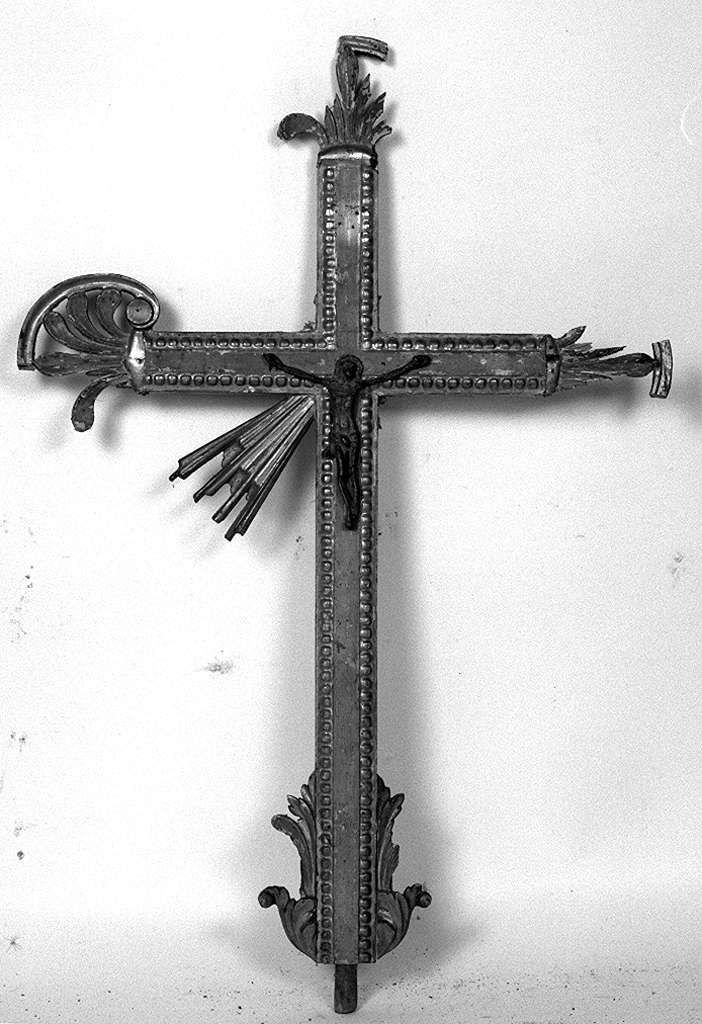 Cristo crocifisso (croce d'altare, frammento) - bottega toscana (prima metà sec. XIX)