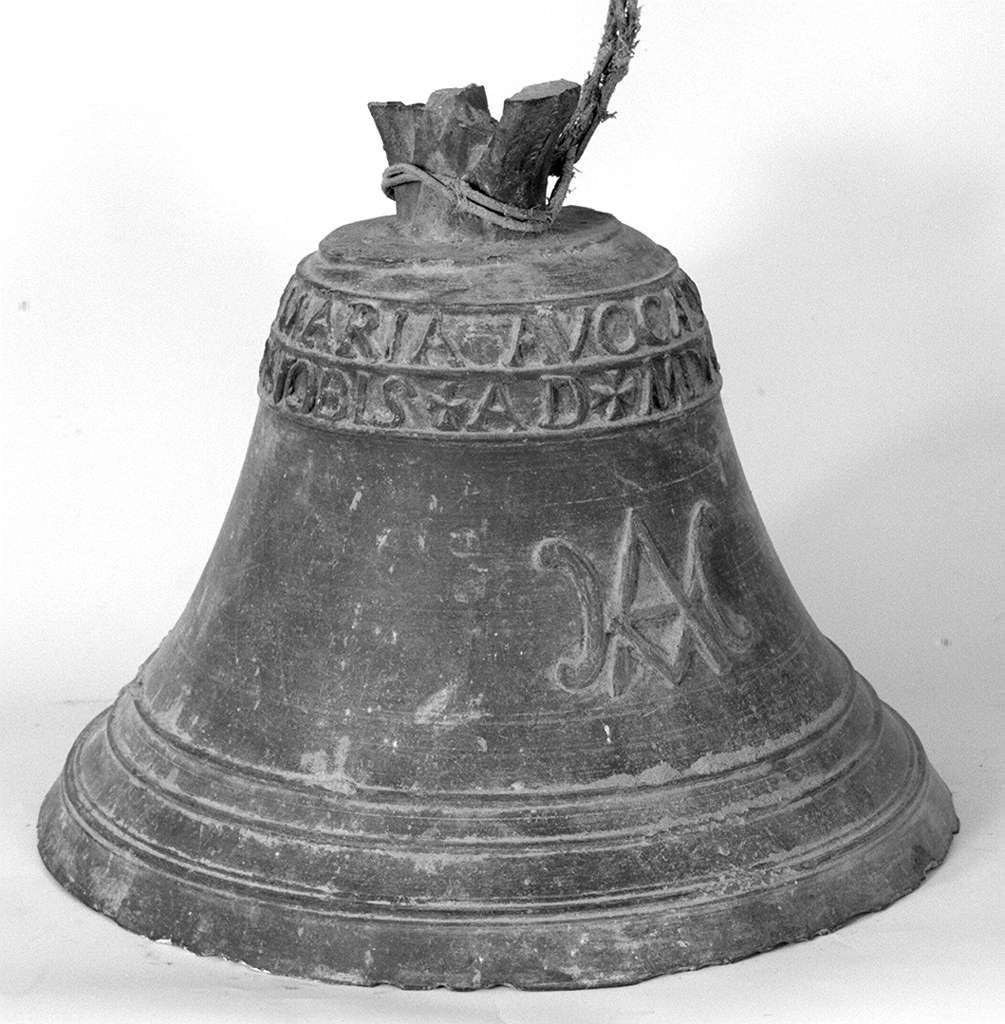 monogramma mariano (campana) - produzione toscana (sec. XVIII)