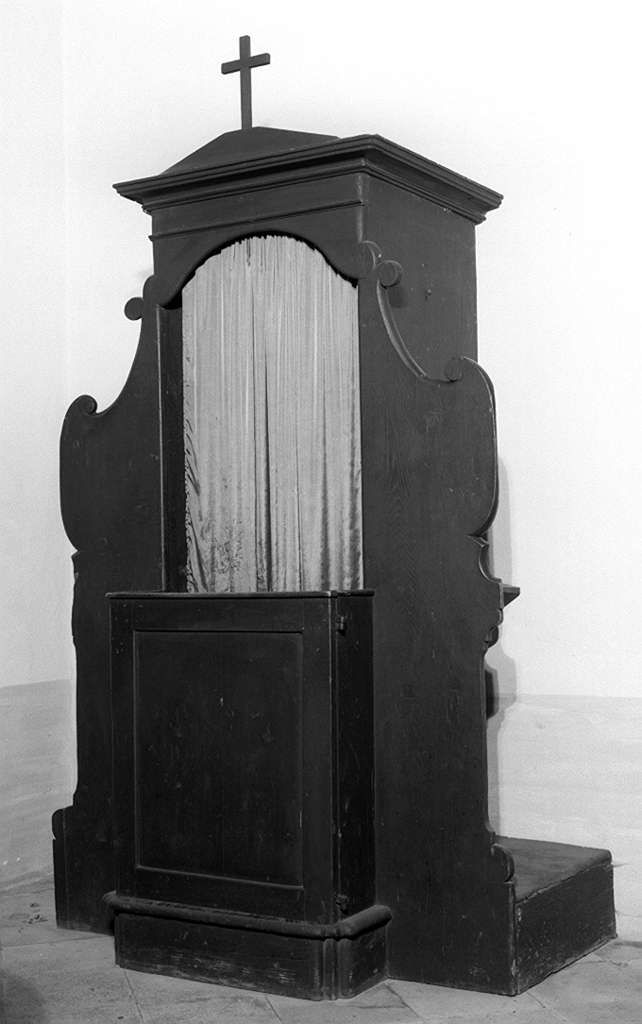 confessionale - bottega toscana (secc. XVIII/ XIX)
