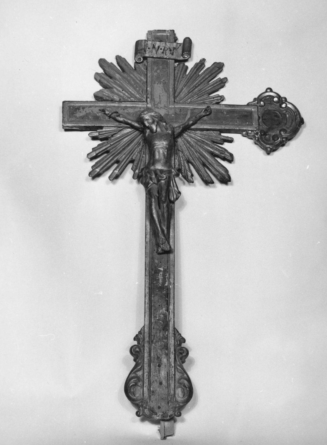 Cristo crocifisso (croce d'altare) - bottega toscana (sec. XIX)