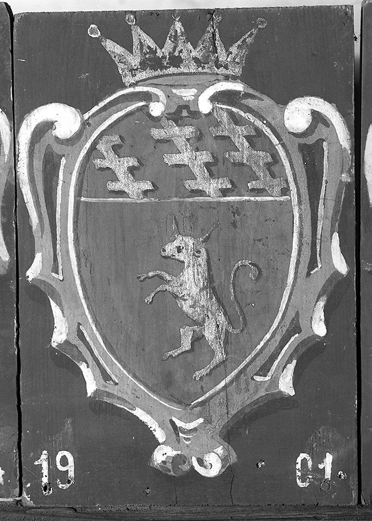 stemma gentilizio della famiglia Tarugi (dipinto) - ambito senese (sec. XX)