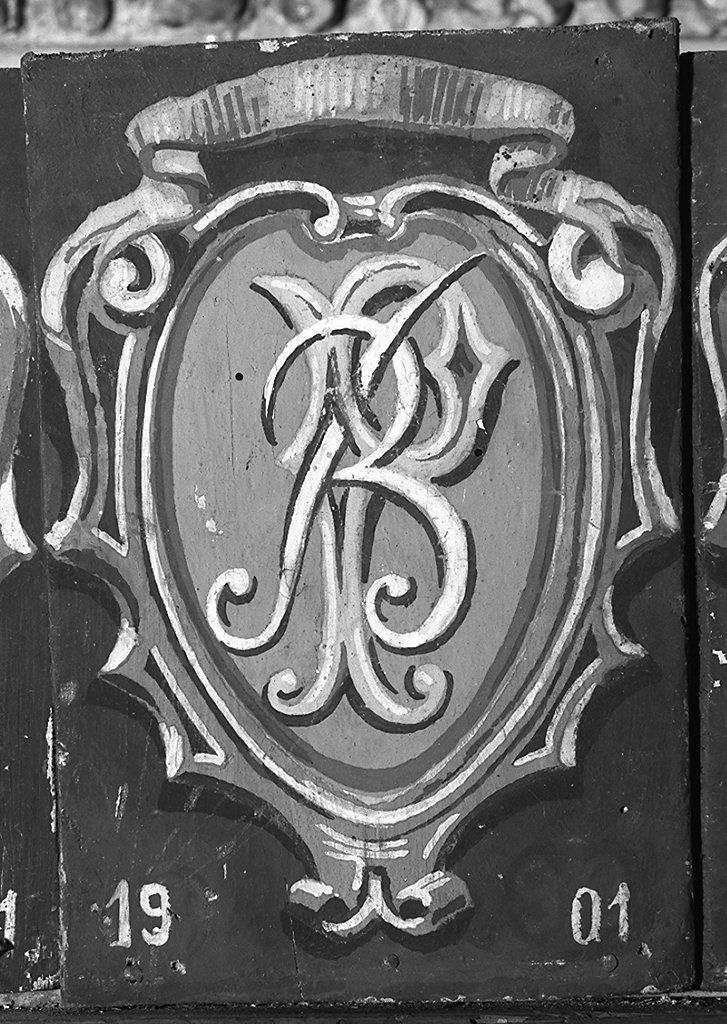 stemma gentilizio della famiglia Butini (dipinto) - ambito senese (sec. XX)