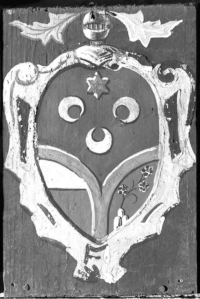 stemma gentilizio (dipinto) - ambito senese (secc. XIX/ XX)