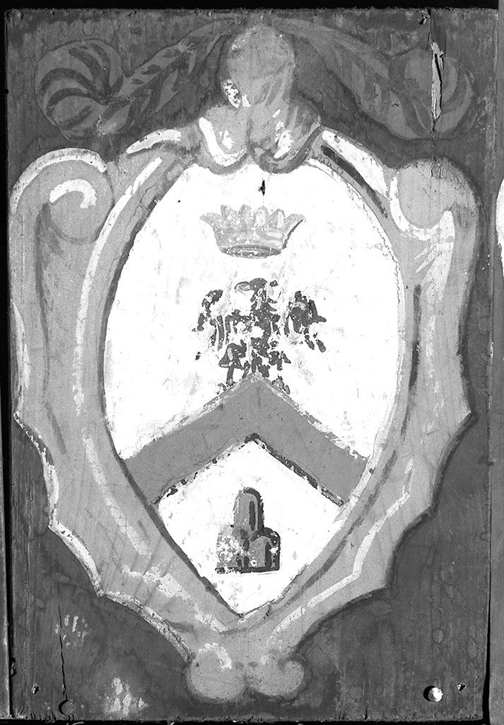 stemma gentilizio della famiglia Damiani (dipinto) - ambito senese (secc. XIX/ XX)