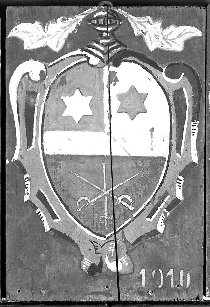 stemma gentilizio della famiglia Rugi (dipinto) - ambito senese (sec. XX)