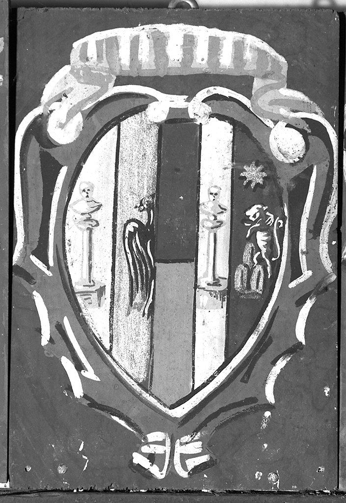 stemma gentilizio della famiglia Stasi (dipinto) - ambito senese (secc. XIX/ XX)