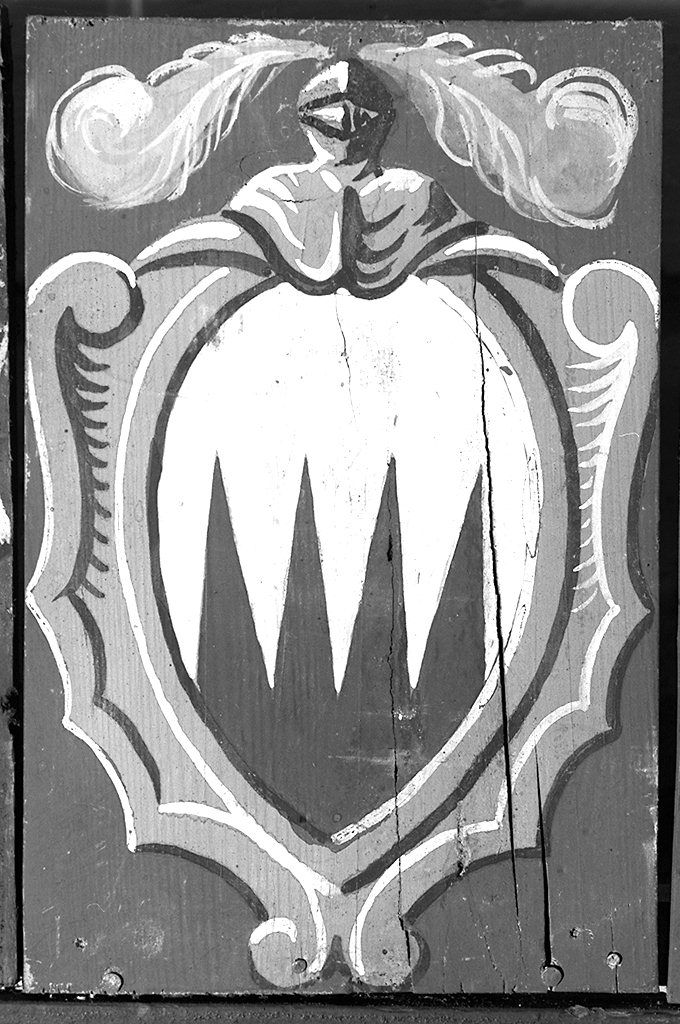 stemma gentilizio (dipinto) - ambito senese (secc. XIX/ XX)