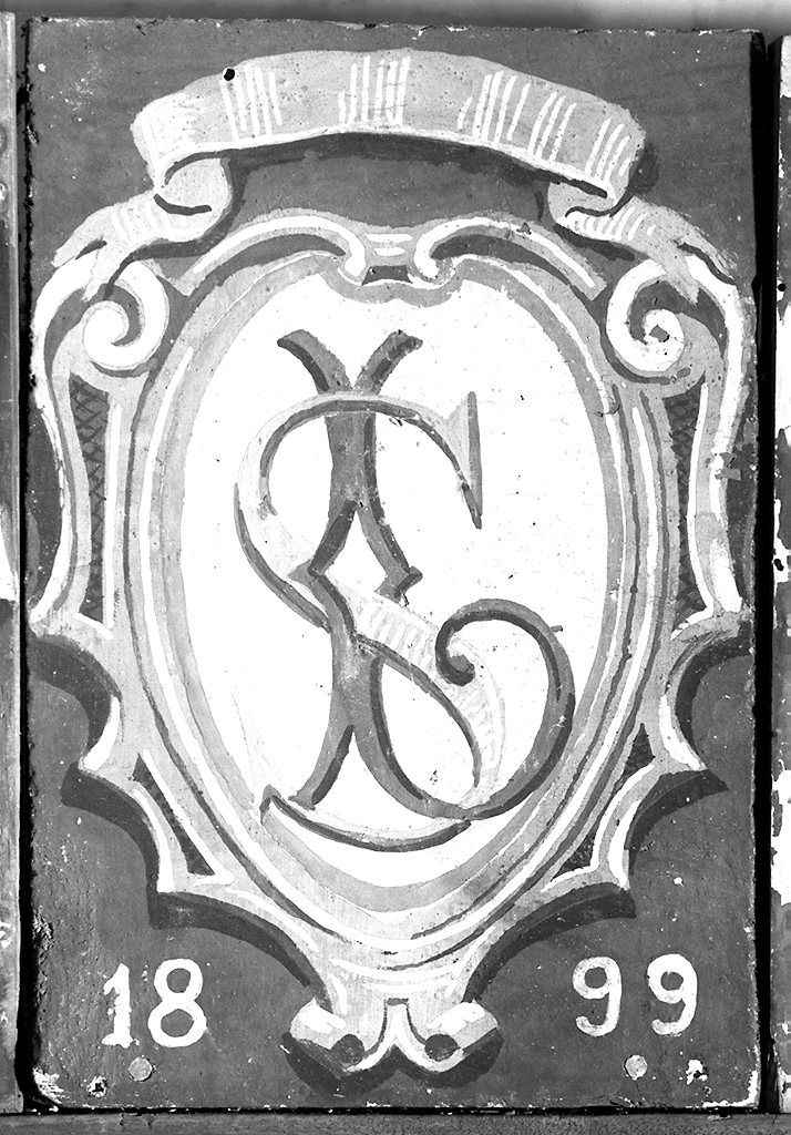 stemma gentilizio di Luigi Simonetta (dipinto) - ambito senese (sec. XIX)