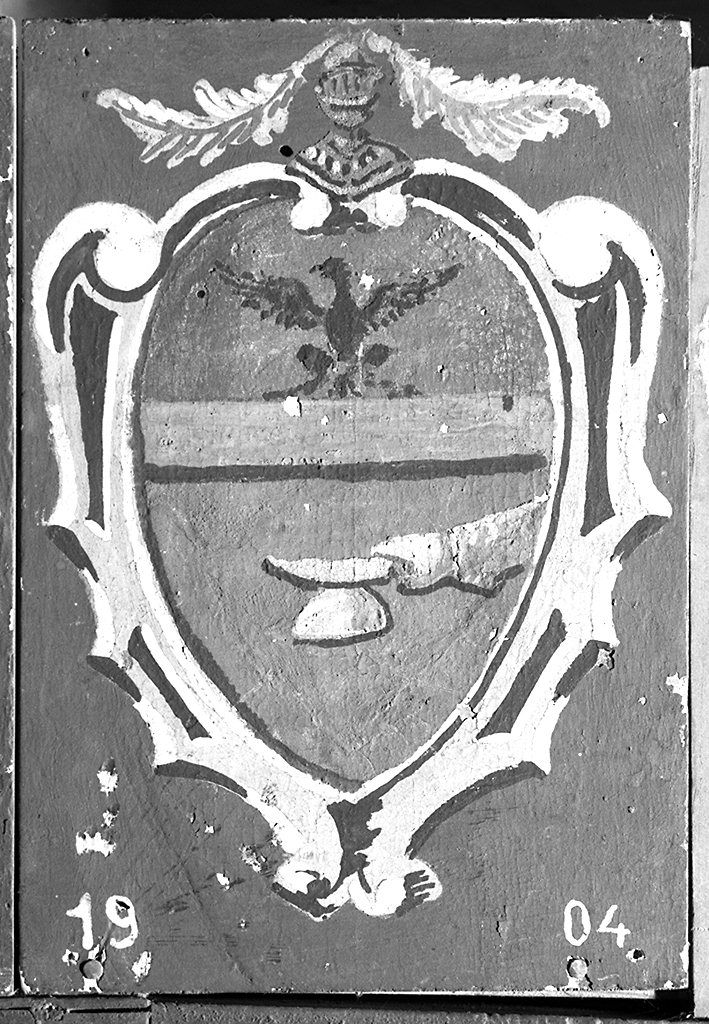 stemma gentilizio della famiglia Partini (dipinto) - ambito senese (sec. XX)