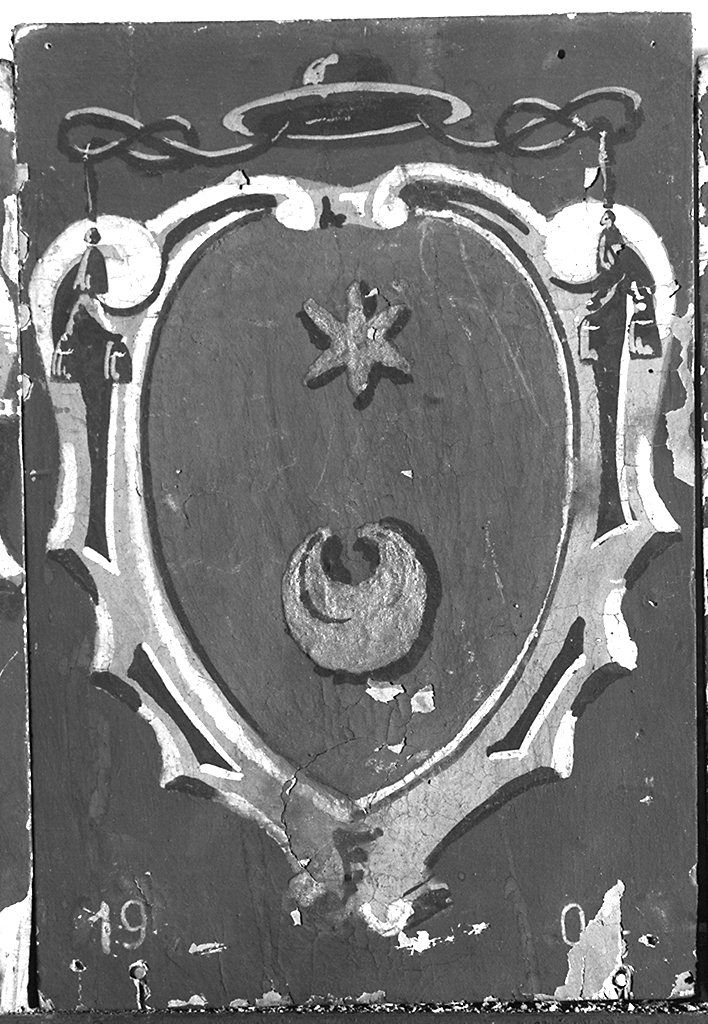 stemma gentilizio (dipinto) - ambito senese (sec. XX)