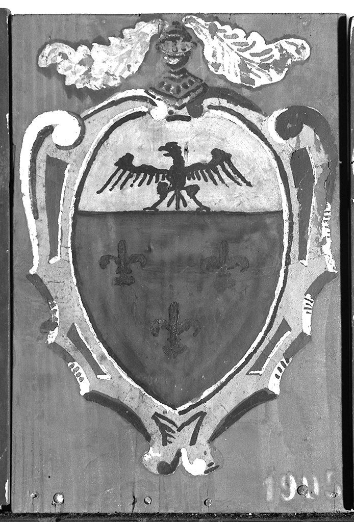 stemma gentilizio della famiglia Righi (dipinto) - ambito senese (sec. XX)