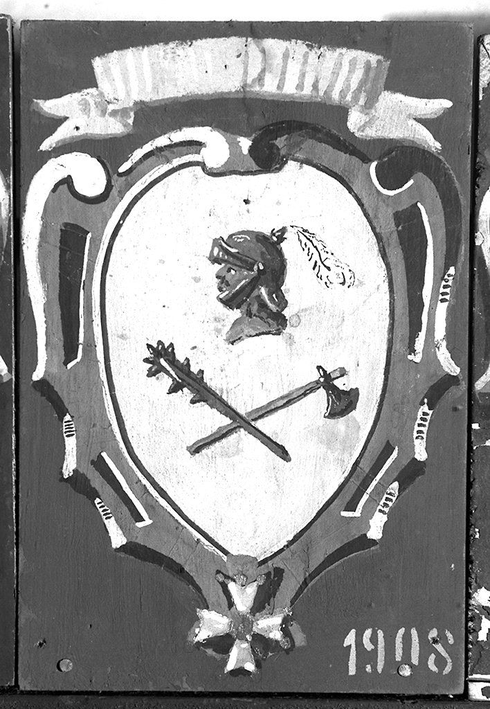 stemma gentilizio della famiglia Mariani (dipinto) - ambito senese (sec. XX)