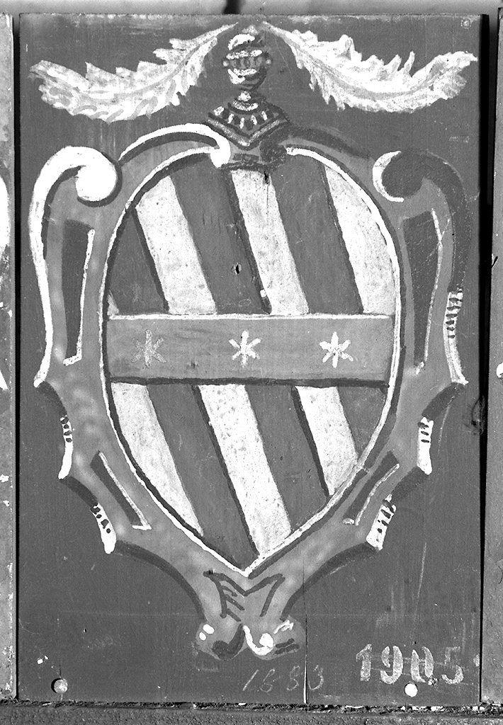 stemma gentilizio della famiglia Corsini (dipinto) - ambito senese (sec. XX)