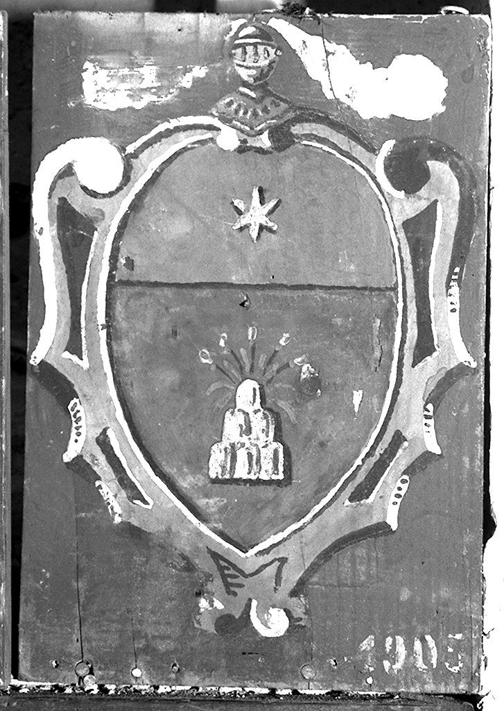 stemma gentilizio della famiglia Nardi (dipinto) - ambito senese (sec. XX)