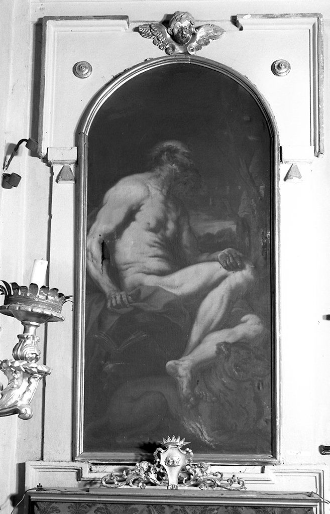 San Girolamo nel deserto (dipinto, elemento d'insieme) di Nasini Giuseppe Nicola (secc. XVII/ XVIII)