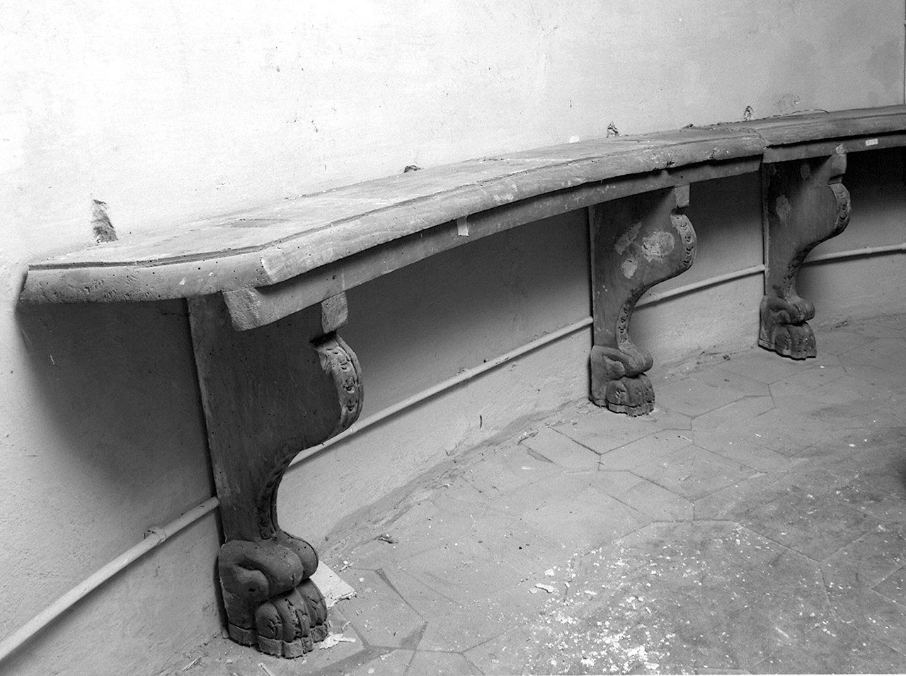 panca - bottega senese (secc. XVI/ XVII)