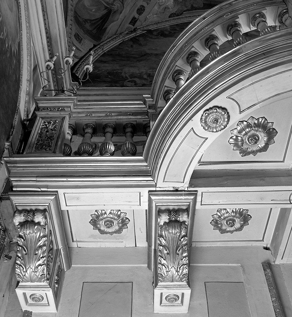 cantoria, elemento d'insieme - ambito senese (sec. XIX)