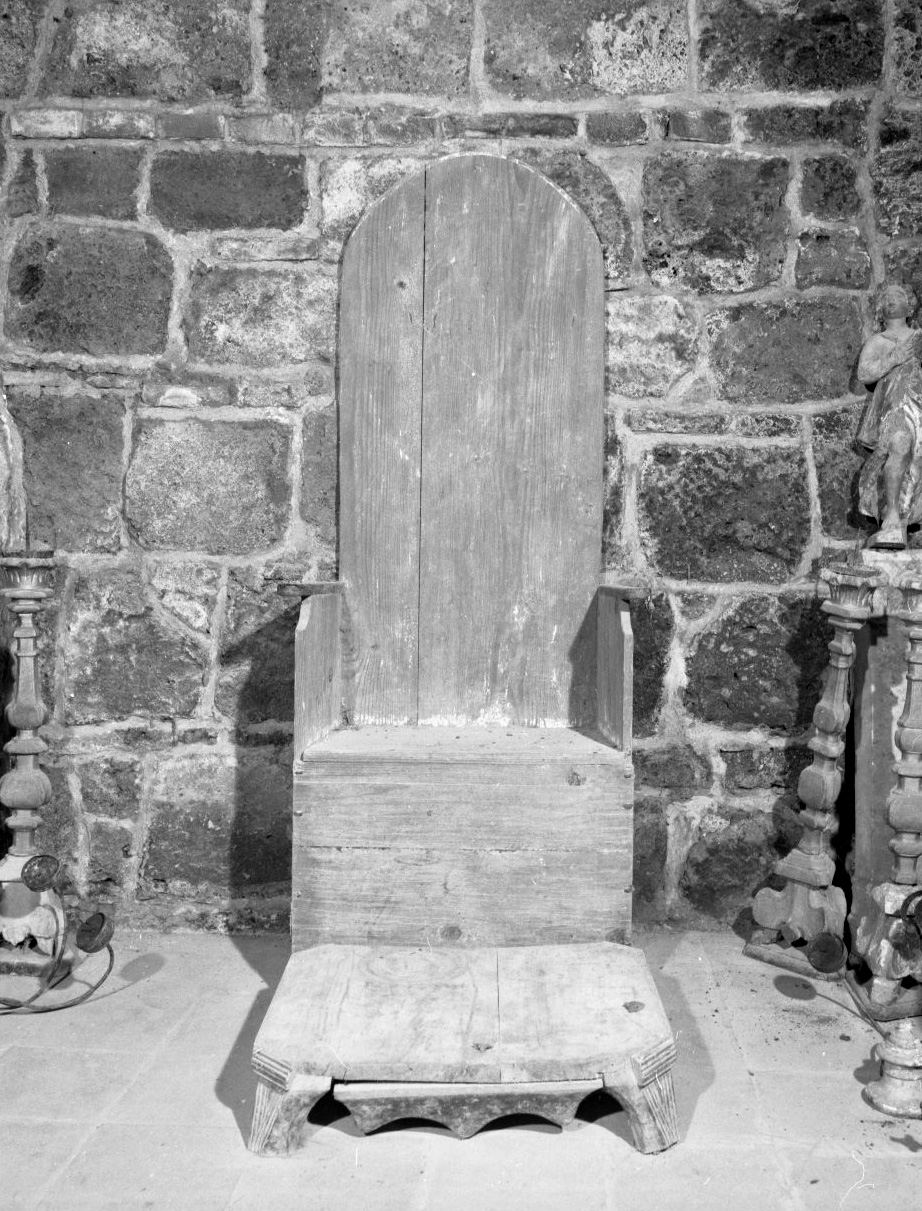 sedile - bottega toscana (fine/inizio secc. XV/ XVI)