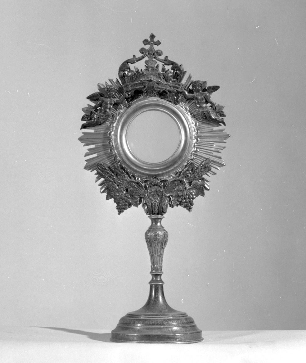 ostensorio - a raggiera - bottega toscana (sec. XX)