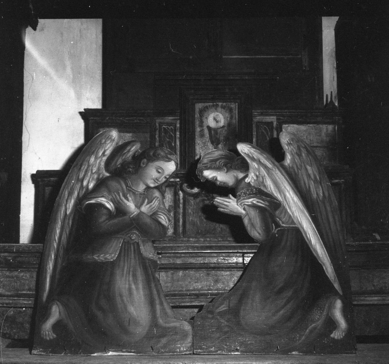 angelo (dipinto, coppia) - ambito toscano (sec. XVIII)