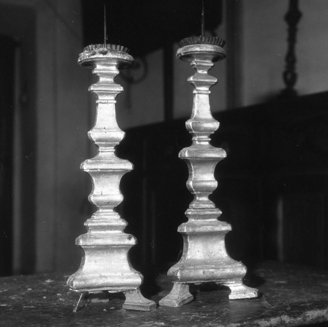 candeliere, serie - bottega toscana (sec. XVIII)