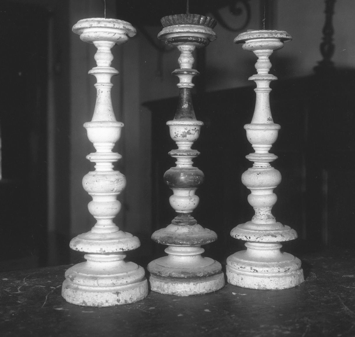 candeliere, serie - bottega toscana (sec. XIX)