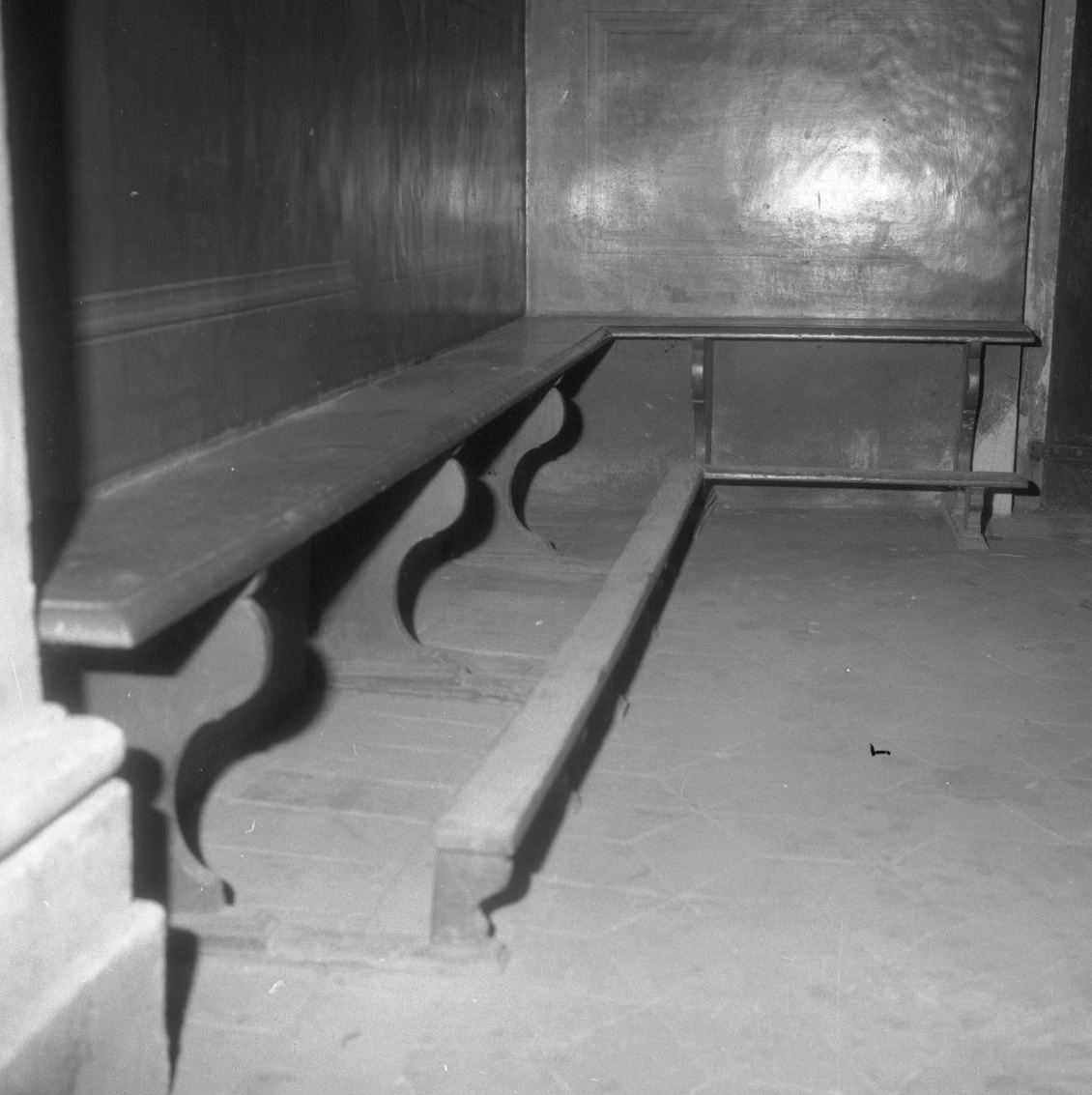 panca con inginocchiatoio - bottega toscana (sec. XIX)