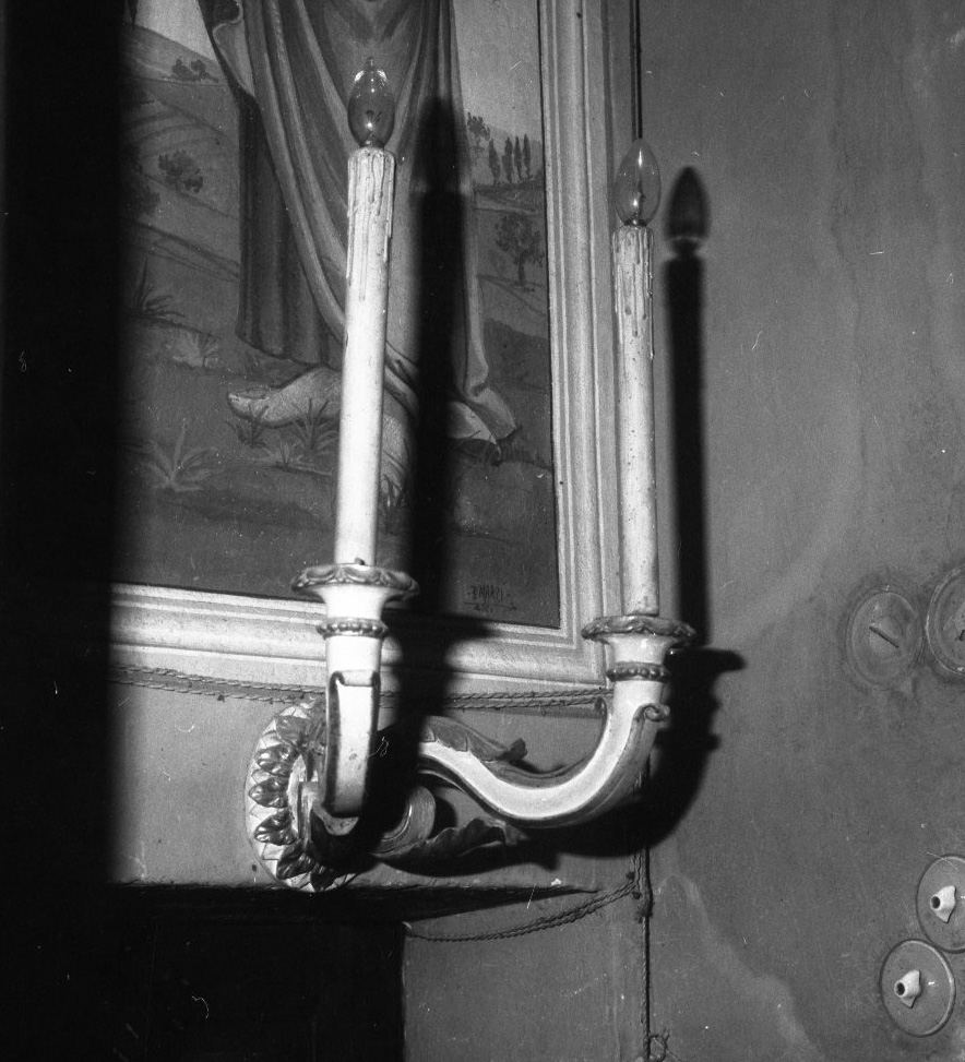 candeliere da parete - bottega toscana (sec. XIX)