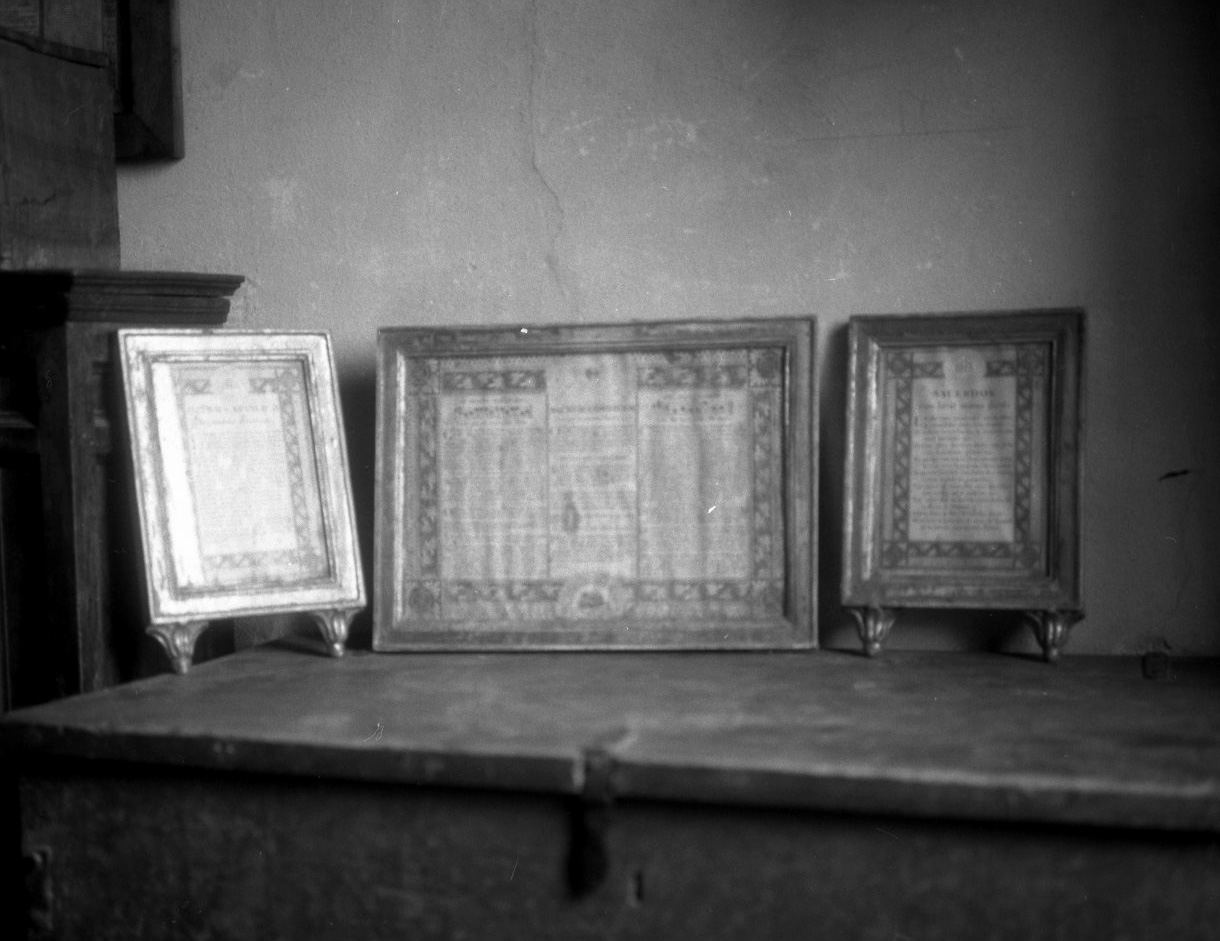 cartagloria - bottega toscana (fine/inizio secc. XVIII/ XIX)