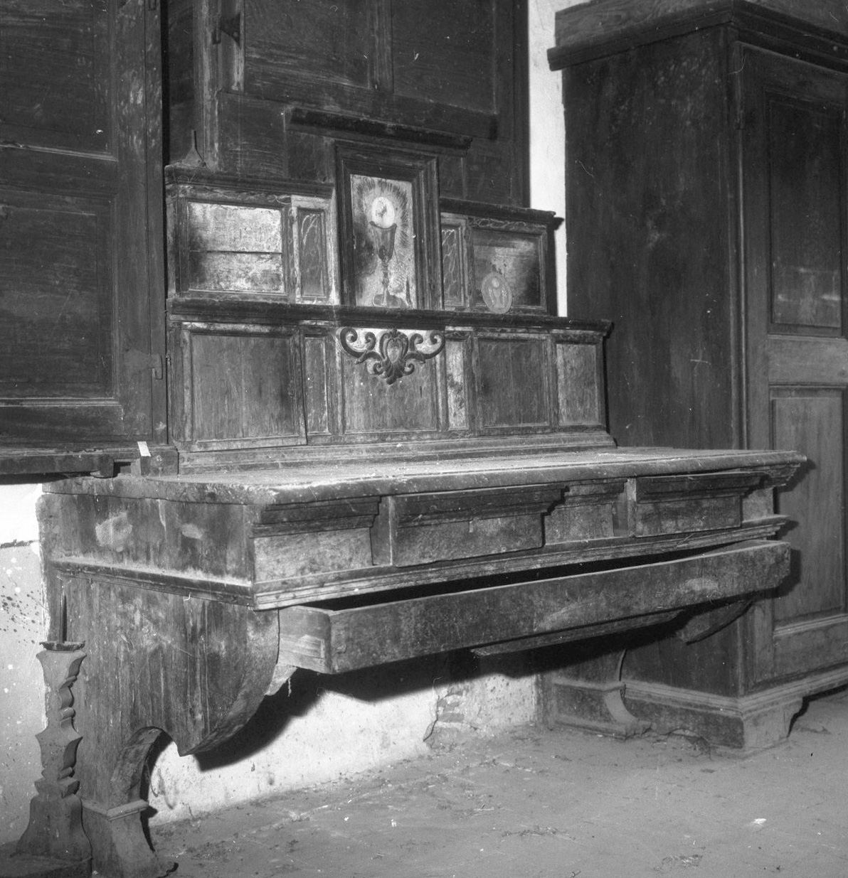 mobile da sacrestia - bottega toscana (sec. XVIII)